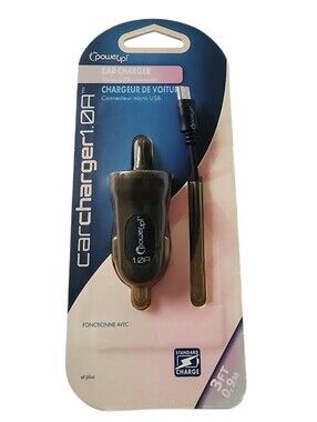 3ft Car Charger with Micro USB Cable